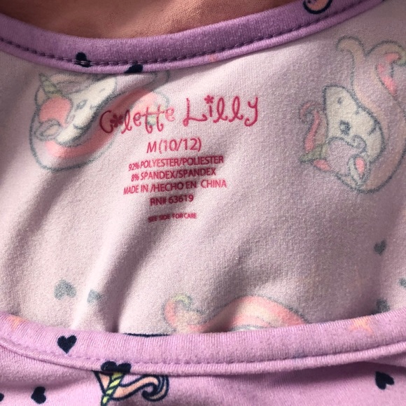 Girls Unicorn Dress - Picture 3 of 3